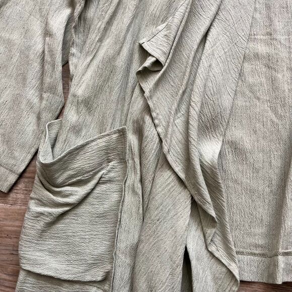 Vintage Kanae Ikai Cardigan Women's Small NWT Green $290 - Picture 9 of 9